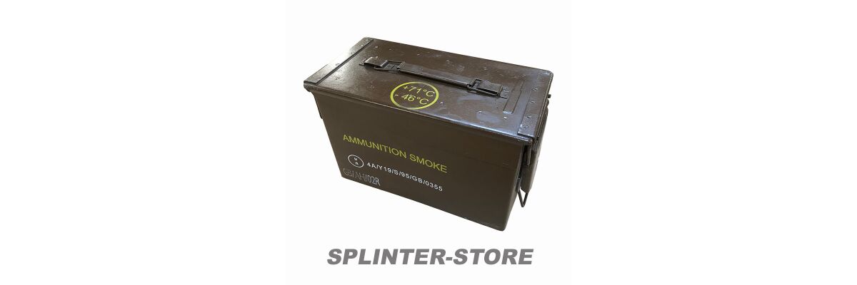 Neu am Lager, Munitionskisten in verschiedenen Größen - Wasserdichte Transportbox Bushcraft | Munitionskiste Chemnitz Militärshop | Wasserdichte Transportbox kaufen