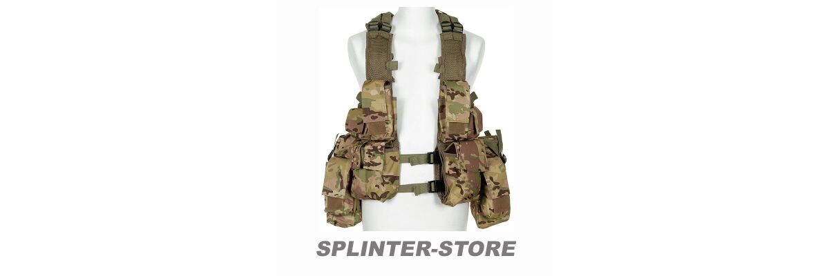 Taktische Weste mit vielen Taschen - Taktische Weste Operation-Camo | Weste viele Taschen | Taktische Tarnweste Ukraine