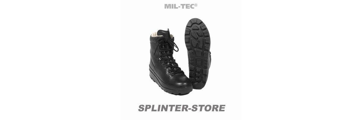 BW Bergstiefel Gebirgsjäger - BW Bergstiefel Miltec | Gebirgsjäger Stiefel kaufen | Bundeswehr Bergstiefel schwarz