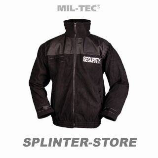 Security Fleece Jacke Türsteher Sicherheitsdienst Gr. 3XL