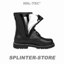 Pilotenstiefel mit Plüschfutter Militärstiefel gefüttert warme Lederstiefel