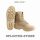 Tactical Boots mit YKK Zipper khaki Militärstiefel Einsatzstiefel 9 (Gr. 42)
