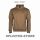 Tactical Sweatshirt mit Zipper dark coyote Sweatshirt warm Pullover