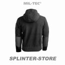 Kälteschutzjacke Fleece Jacke mit Kapuze GEN II Fleecejacke schwarz Winterjacke Gr. XL