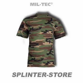 T-Shirt Kinder Shirt Kindershirt woodland Tarnshirt Armeeshirt Gr. L (152)