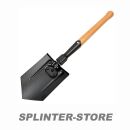 Klappspaten wie NVA schwarz Camping Outdoor Survival...