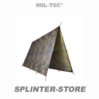 3x3 m Tarp PE flecktarn Plane R/S Regenschutz Nässeschutz