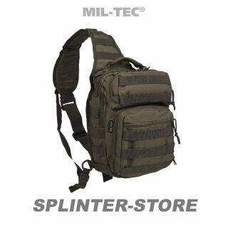 On Strap Assault Pack schwarz Kompressionsrucksack Gr. S Taktischer Rucksack mit Taschen 1 Gurt
