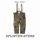 BW Nässechutzhose gebraucht Hose Regenhose flecktarn