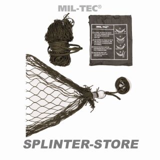 Hängematte mit Packsack Minihängematte Schlafen Outdoor Survival Mil-Tec 14443000