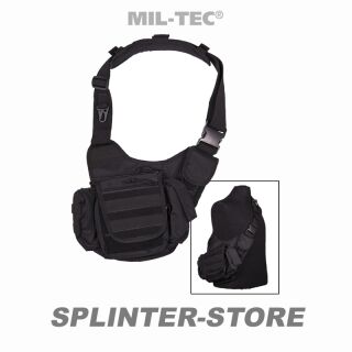 Sling Bag Multifunktionstasche Tasche Umhängetasche schwarz Mil-Tec 13726502