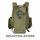 Ranger Weste viele Taschen Trinkrucksack olive Kampfweste Militär Rangerweste