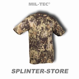 T-Shirt MANDRA® WOOD Schlangentarn Shirt Tarnshirt Tarn Gr. S