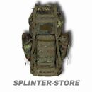 BW Kampfrucksack Molle 65 Liter flecktarn Alu-Aussteifung