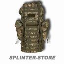 BW Kampfrucksack Molle 65 Liter Operation-Camo Alu-Aussteifung