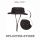 US GI Dschungelhut schwarz Buschhut Paintball Softair Jungle Hat Gr. L